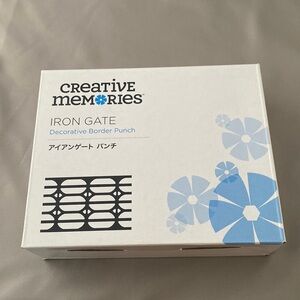 NEW, Creative Memories Iron Gate Decorative Border Punch.
